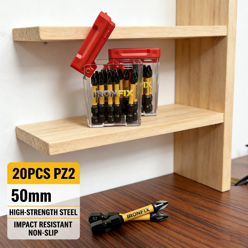 Screwdriver Set - 고품질 20개입 PZ2 스크루드라이버 비트 세트,