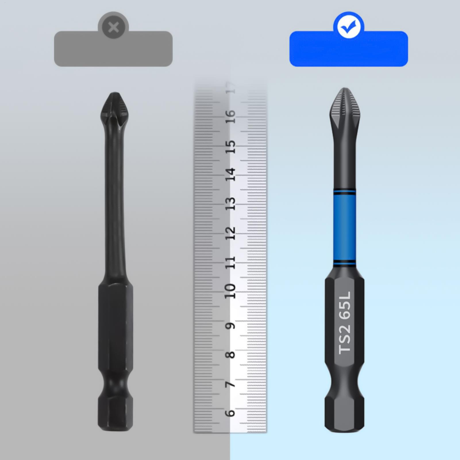 Screwdriver Set - 드릴 스크루드라이버 비트 세트 6피스 자기식