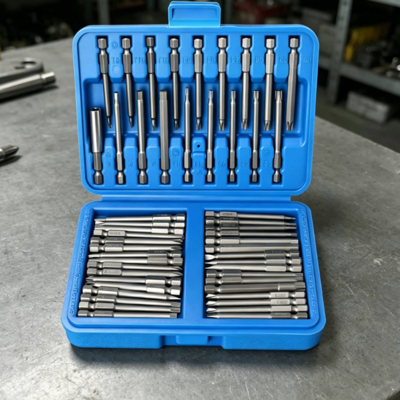 Screwdriver Set - 50개의 고강도 자석 드라이버 비트, 1/4인치