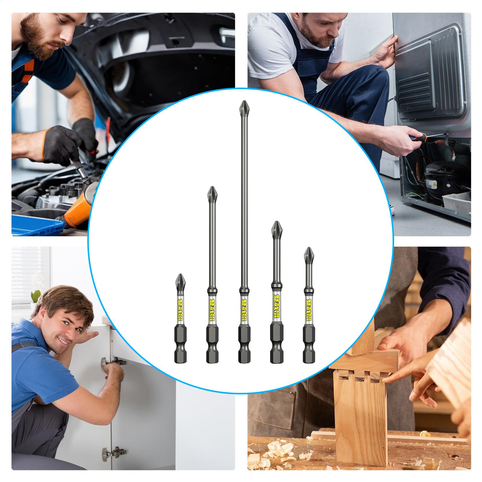 드릴 스크루드라이버 비트 세트 5피스 헤비듀티 녹방지  - Screwdriver Set 리뷰 및 가격