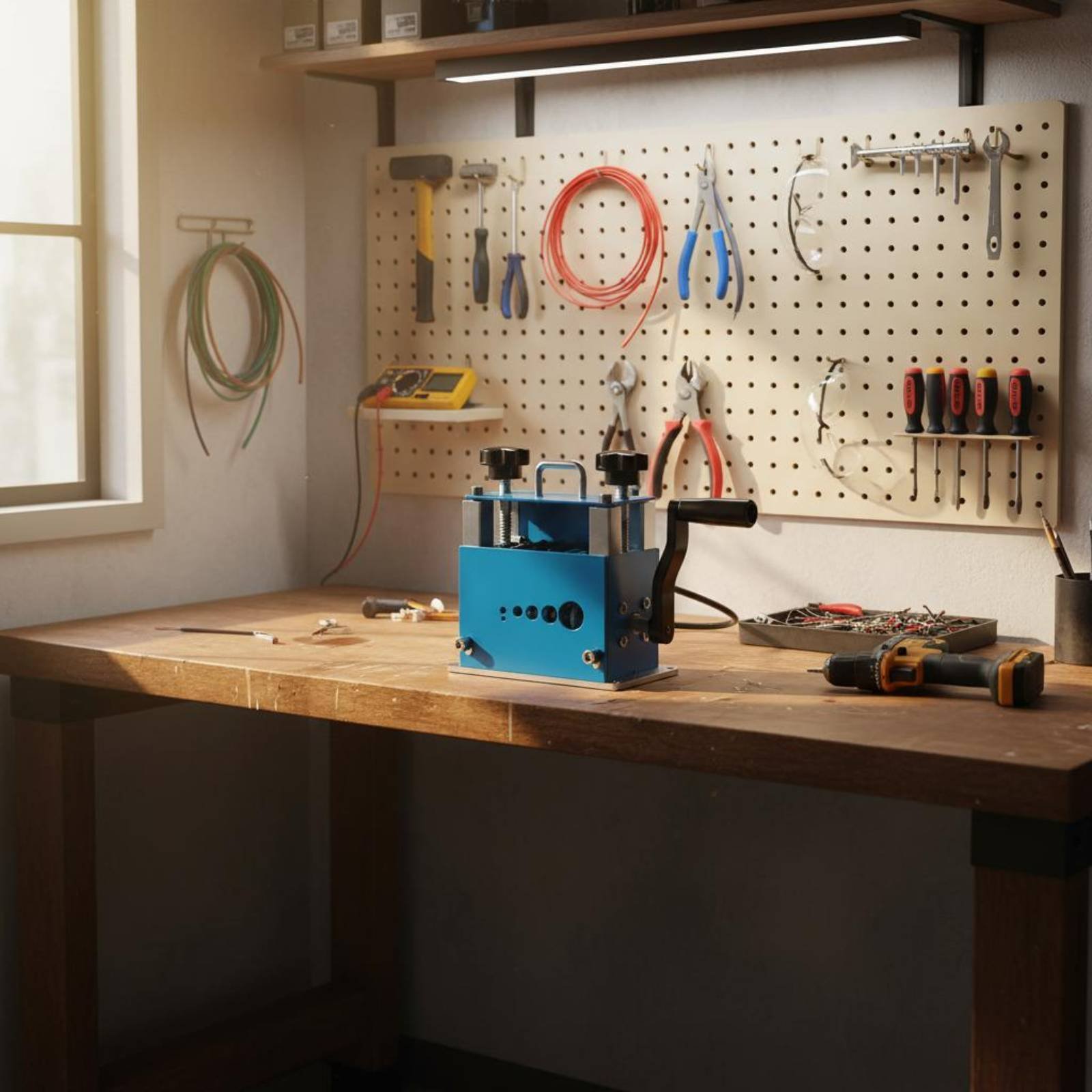 멀티홀 코드 필러 트윈 드라이브 핸드 크랭크 와이어 스 - Hand Tools In Workshop 리뷰 및 가격