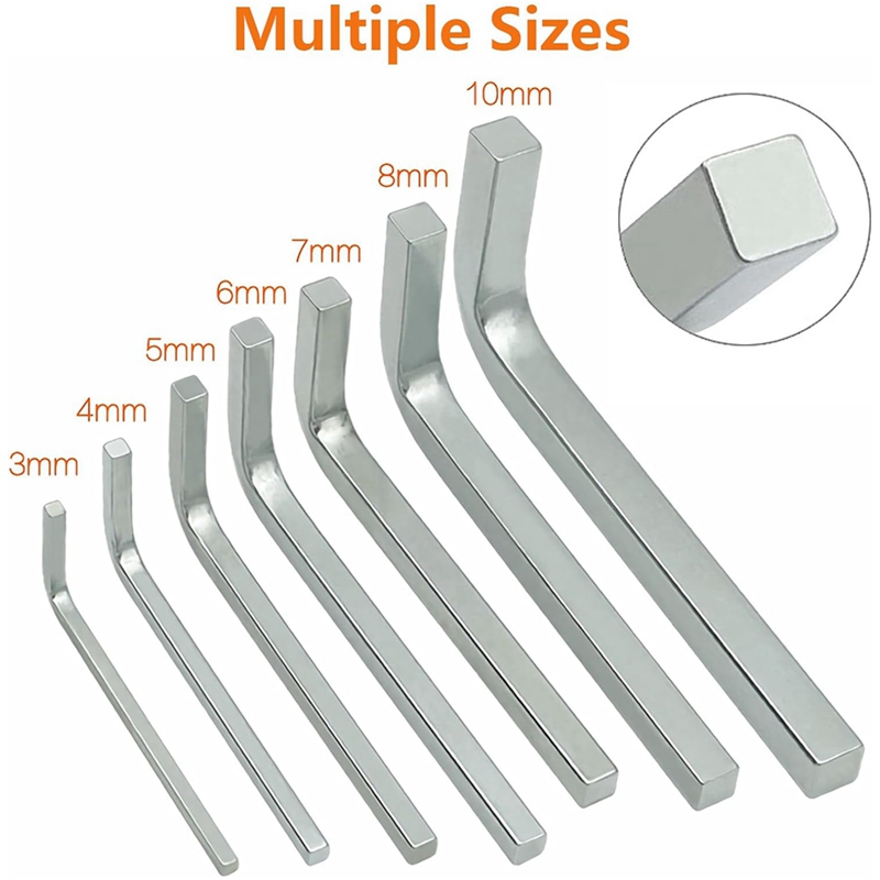 7Pcs 사각 헤드 렌치 세트 L자형 사각 키 키트 크 - Wrench Set 리뷰 및 가격