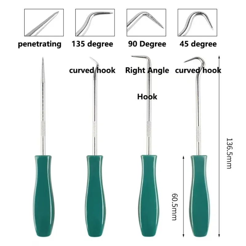 4Pcs 135mm 오일 씰 픽업 후크 스크루 드라이버 - Hand Tools In Workshop 리뷰 및 가격