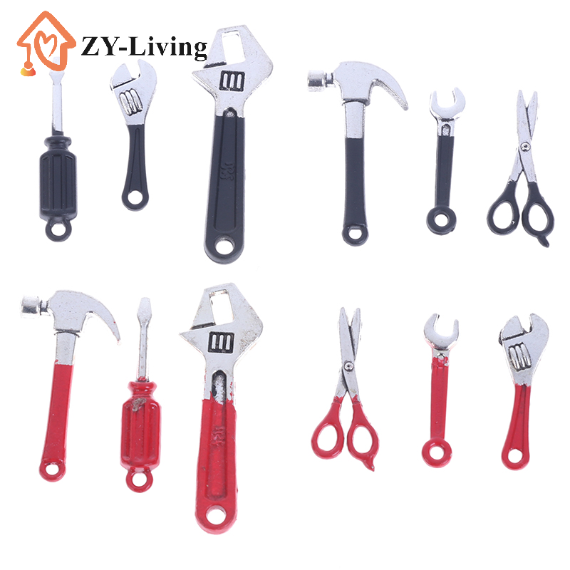 6개/세트 인형의 집 미니 수리 키트 액세서리 망치 렌 - Wrench Set 리뷰 및 가격